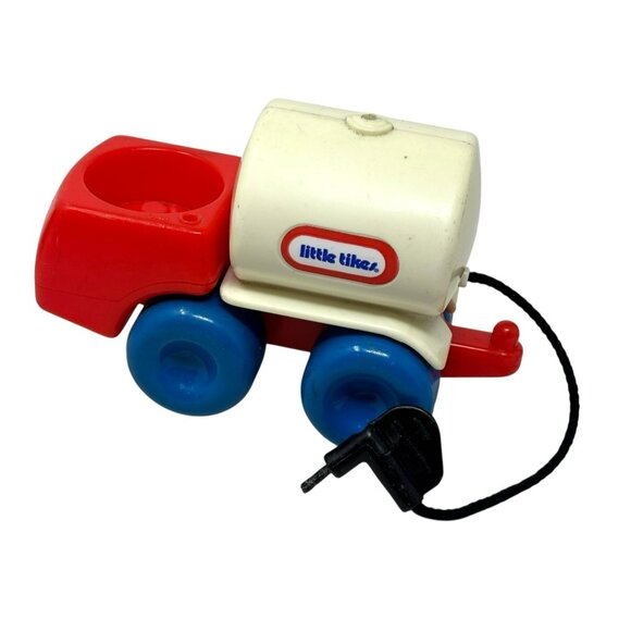 LITTLE TIKES Lot 4 Chunky Vehicles Toddle Tots Figures Tanker Dump Truck Car - Picture 6 of 13